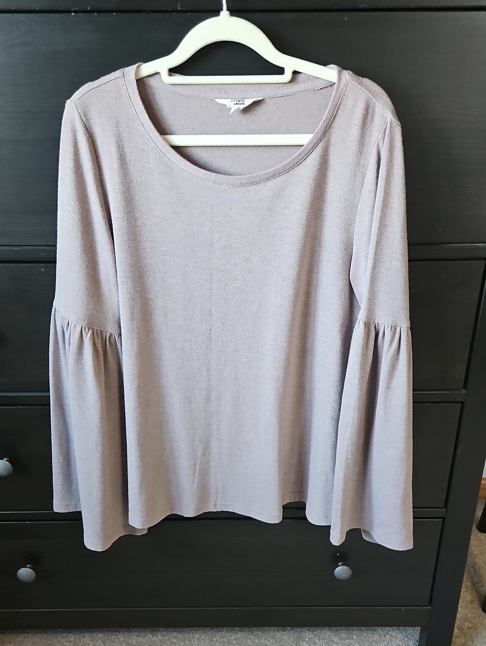 BB Dakota Light Brown Bell Sleeve Long Sleeve